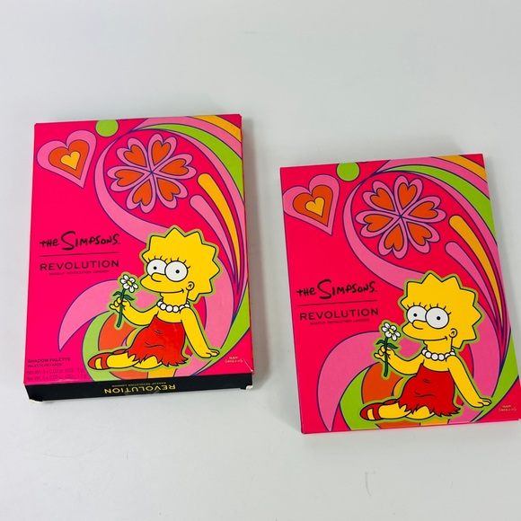 The Simpsons x Revolution Summer of Love Eyeshadow Palette 12 Shades NIB - Picture 6 of 9